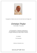 Christian Thaler